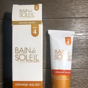 Bain de soleil orange gelée tanner
